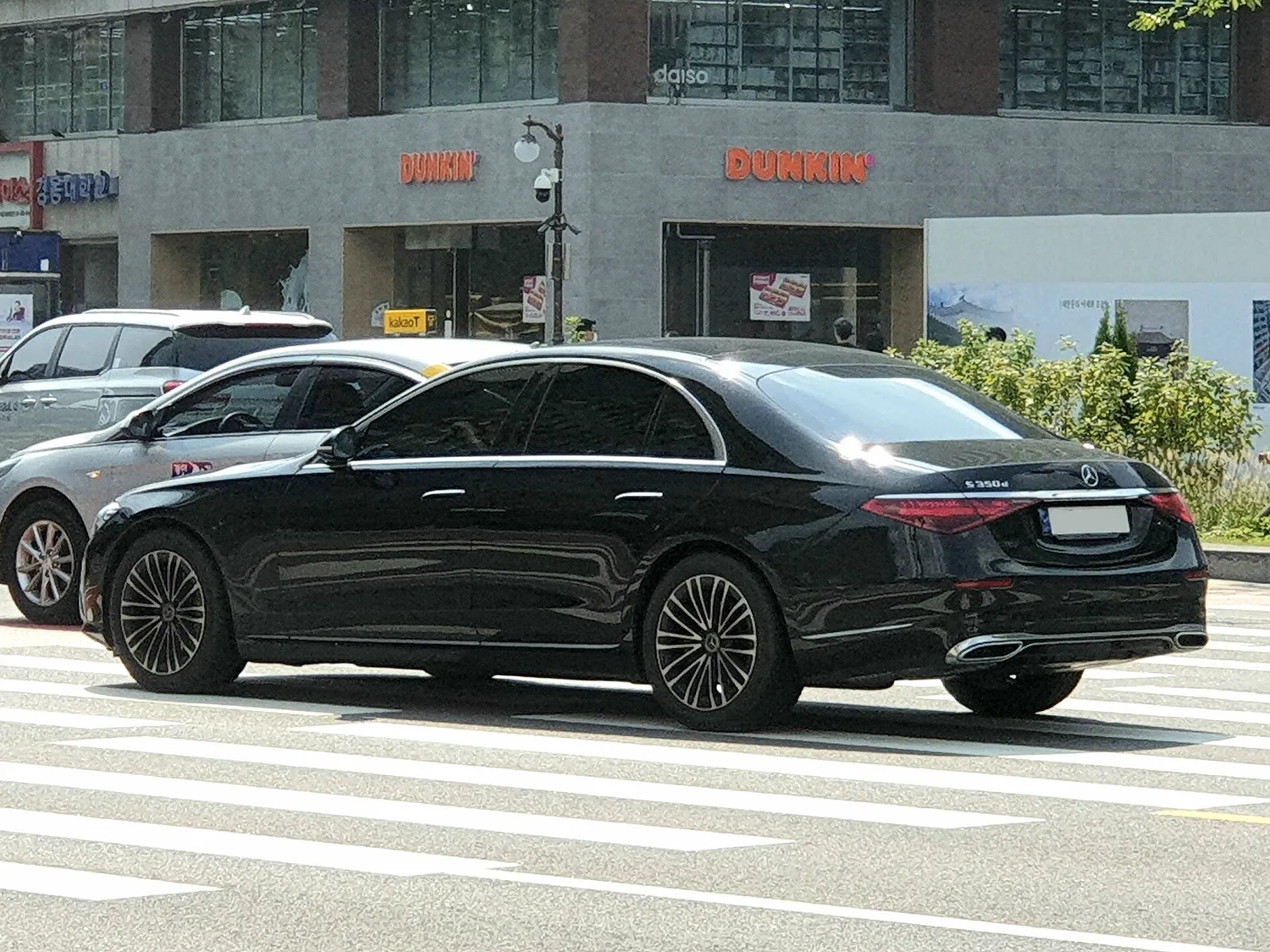 벤츠 S 350 d W223 후면 이미지