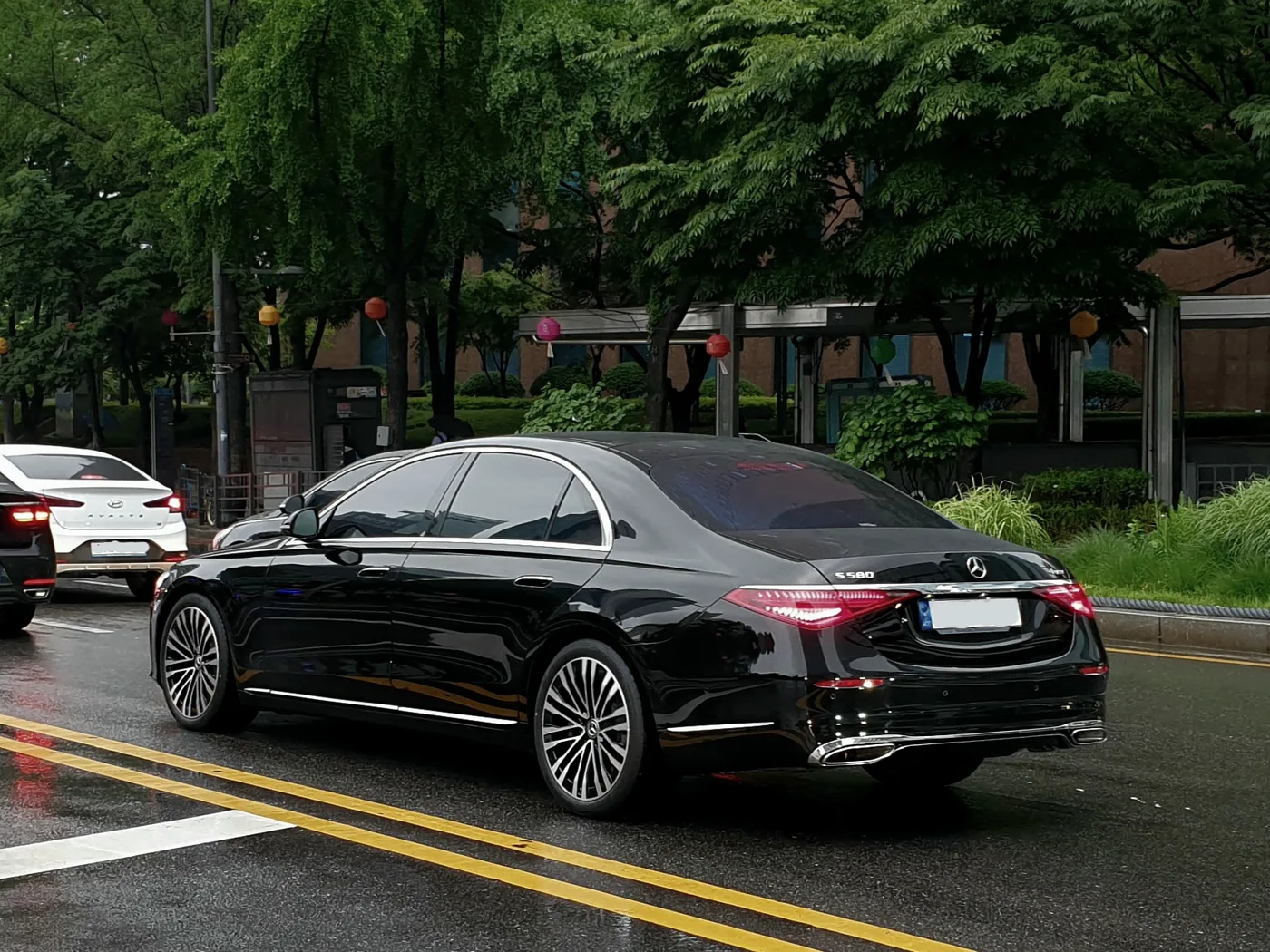 벤츠 S클래스 W223 후측면 외관
